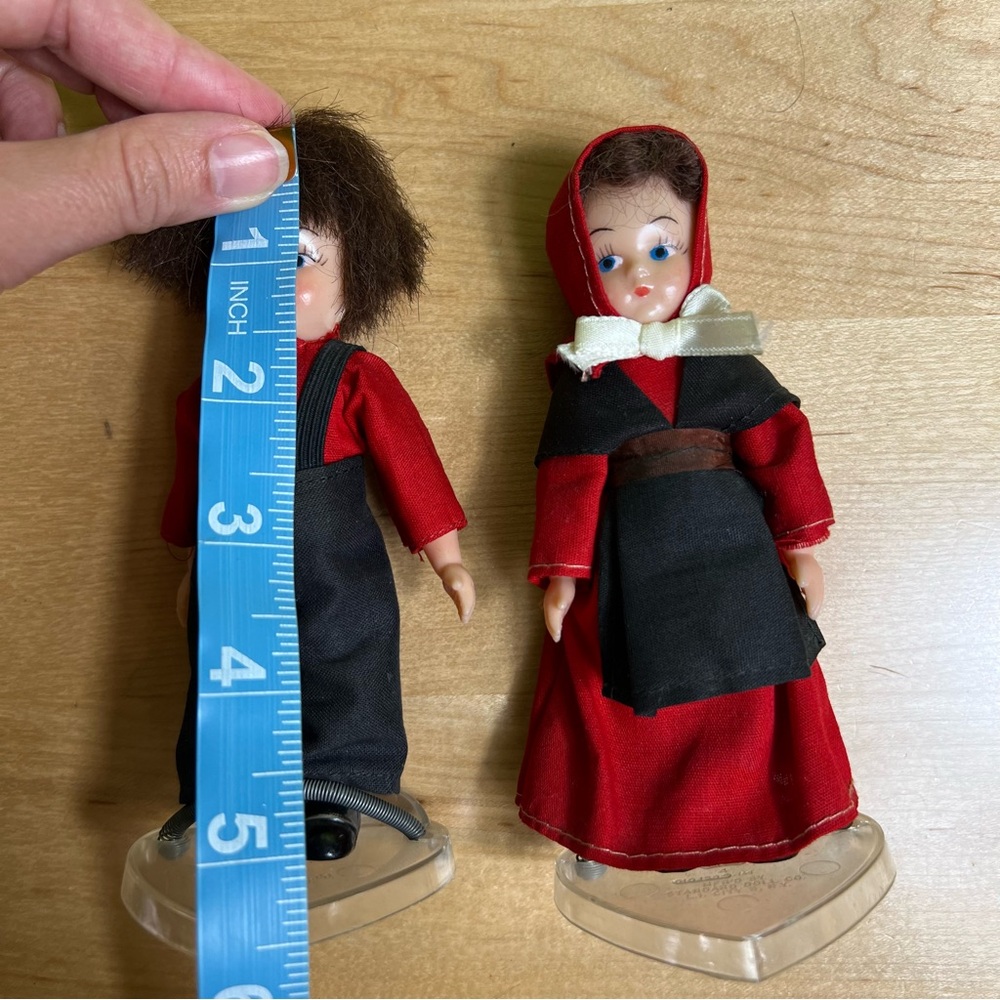 Knickerbocker Amish Boy and Girl Dolls 1950's - Picture 5 of 5